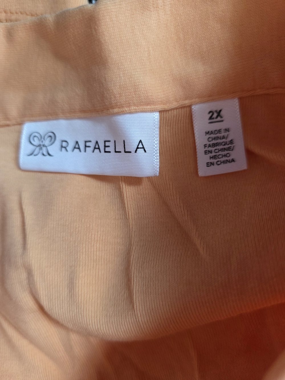 🍑 Rafaella Sleeveless Polo Tank Top in Peach - Picture 4 of 6